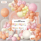 Jt-l0001-13 balloon chain set + [paper card packaging] + [spensive and ribbon]