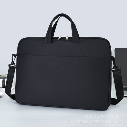 Duohe Laptop Bag Portable Fleece Shock-proof Cotton Inner Bag Briefcase Waterproof Crossbody Printable