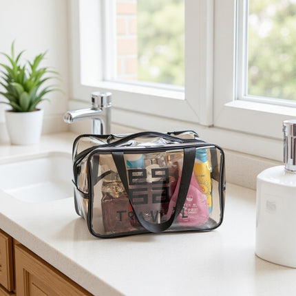 Toiletries Bag Portable Large Capacity Waterproof Travel Women's and Men's Bath Bag Cosmetic Bag Storage Bag Fitness Swimming Bag