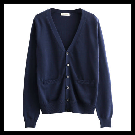 Cotton Nurse Sweater Women's Thickened Coat Cardigan Nurse Overalls Outer Wear Xizang Blue Doctor's Duty Sweater