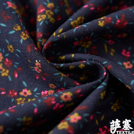 Hemp Cotton Digital Printing Fabric Printing Cotton and Linen Clothing Fabric Vintage Handmade DIY Tablecloth Patchwork Southeast Asia