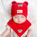 Hat bear red suit / 1-12 months 38-46cm