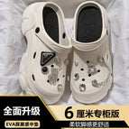 White 6cm [diamond bear] / 38-39 [37-38 Foot Shoot]]