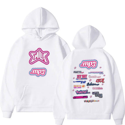 Emilia Mernes Mp3 Tour 2024 Print Hoodie Men Women's Retro H