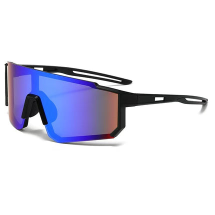 New Cross-Border Outdoor Cycling Sports Glasses for Men and Women, Fashionable One-Piece Large Lens Protective Goggles