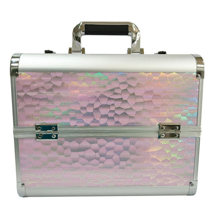2023 new spot wholesale casual cosmetic case pvc manicure case two-layer large capacity portable cosmetic case