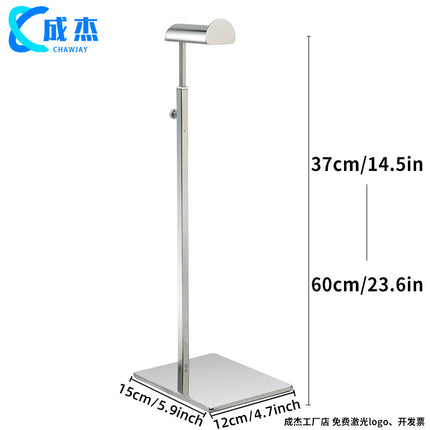 Cross-border Source Stainless Steel Display Hanging Bag Display Rack Women's Bag Rack Support Bag Rack Floor Adjustable Bag Rack