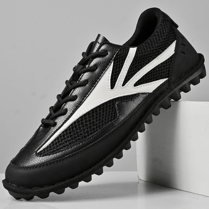 Mesh Shoes for Men 2025 New Summer Breathable Cut Out Shoes Soft Sole Non-Slip Lightweight Forrest Gump Shoes Casual Shoes Large Size