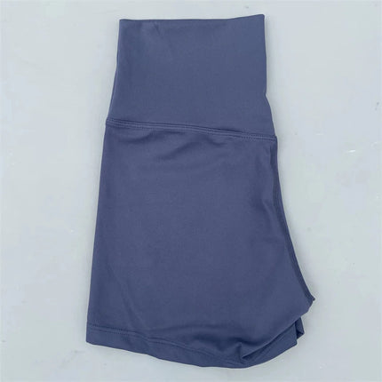 Dopamine Color Yoga Shorts Tight-Fitting High-Elastic Breathable Nude Sports Three-Point Bottoming Shorts Safety Pants