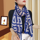Geometric back dark blue / 185cm