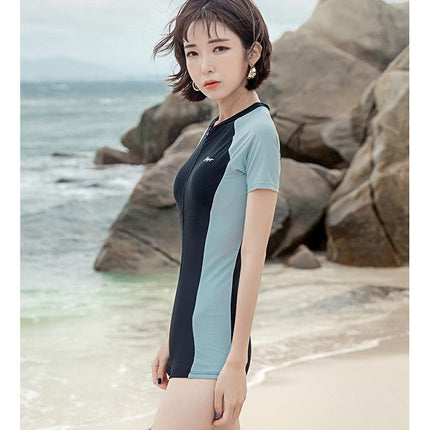 Swimwear Women's Hot Spring 2025 New Style Conservative Split Hot Style Women's Adult Flesh Covering Slimming Slight Fat Girl's Swimwear