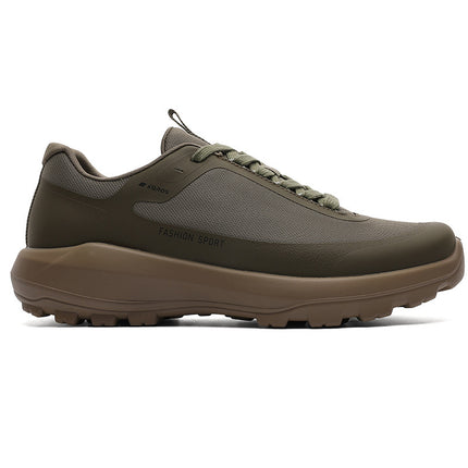 Summer New Trendy Versatile Thick-Soled Casual Shoes for Men, Lightweight, Comfortable and Breathable Men's Shoes 68812 Green-J
