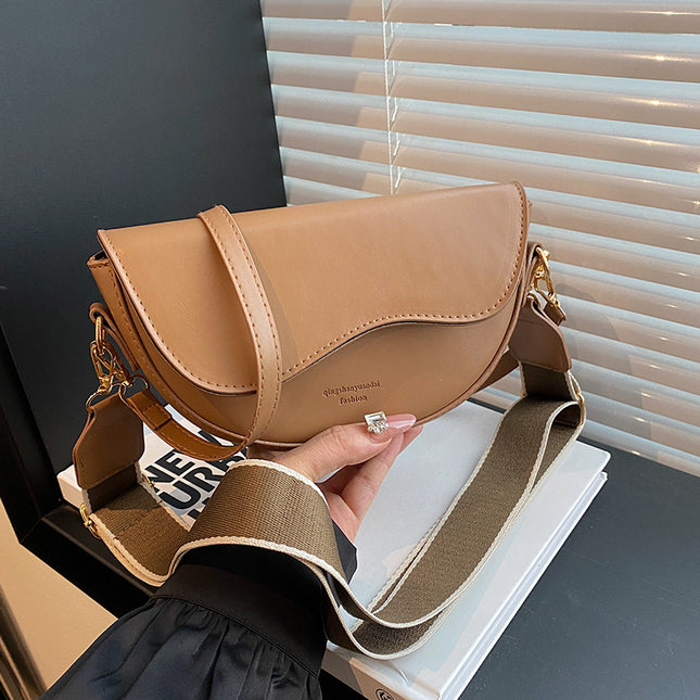 Bags for Women 2025 Spring New Style Simple Casual Shoulder Armpit Bag Niche Fashion Trend Crossbody Saddle Bag for Women