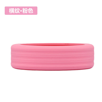 Caster Shoes Trolley Caster Cover Silent Noise Reduction Anti-wear Shock-proof Luggage Tire Silicone Protective Cover
