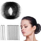 Black 50 pcs + 50 pcs u-shaped clips