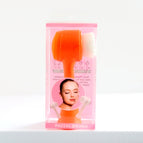 orange handle white hair