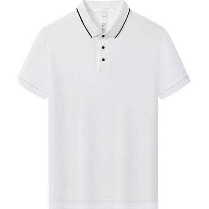 165 grams of ice-sensitive breathable dynamic pearls POLO shirt overalls short sleeve lapel diy group company factory clothing tooling
