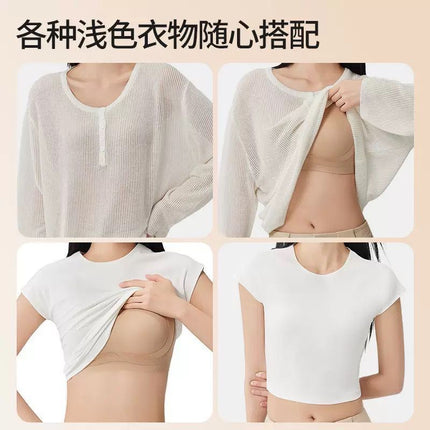 Seamless Anti-Gravity Lifting Adjustable Fixed Cup Bra Without Rims Push-Up Anti-Sagging Breathable Breast-Retracting Bra