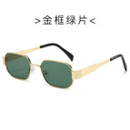 [8826]gold frame dark green