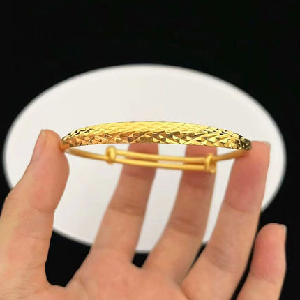 Jin Yi Cheng Jewelry Gold-plated Jewelry Bracelet Gold Push-pull Bracelet Gloomy Meteor Shower Dragon and Phoenix Gappa Stars Ladies Bracelet