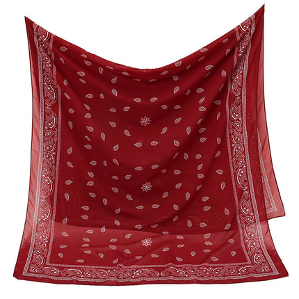 New Silk scarf elegant big scarf dot pattern female shawl beach towel scarf wild factory in stock