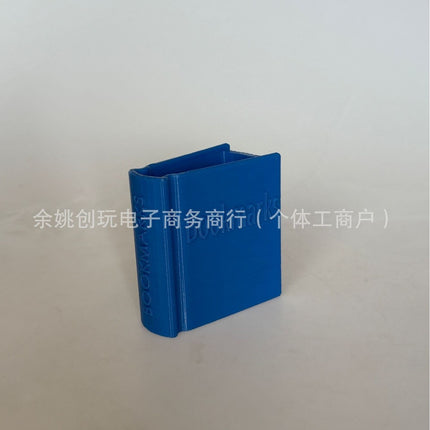 Cross-Border New Product Book Shaped Bookmark Holder 3D Printed Mini Bookshelf Bookmark Holder