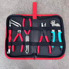 Green and black snap pliers + pure red power-off pliers 5pc set