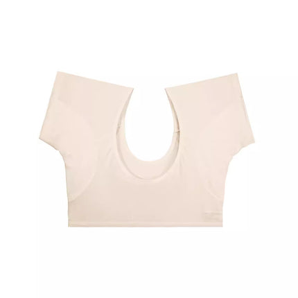 in stock underarm sweat pad cotton breathable milk silk vest multiple sweat pad anti-sweat washable