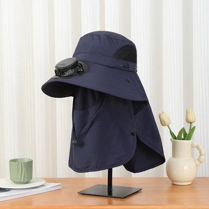 New Sun Hat for Men and Women in Summer, Uv Protection, Neck Protection, Sun Protection, Solar Fan Hat, Outdoor Mountaineering Fisherman Hat