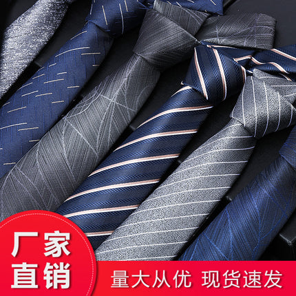 Dress Business Tie Men's and Women's Groom Wedding Black Zipper Korean Narrow No Lazy Striped Bow Tie Plaid