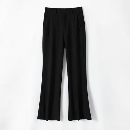 Spring and Autumn American Style Cleanfit High-End Pure Color Pants Men's Slimming Look Extended Business Casual Suit Pants