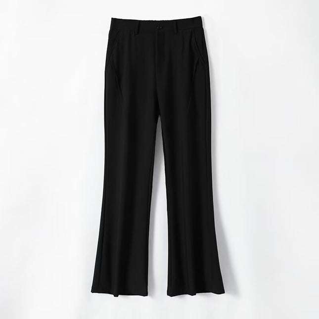 Spring and Autumn American Style Cleanfit High-End Pure Color Pants Men's Slimming Look Extended Business Casual Suit Pants