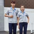 light gray with blue [suit]] / 160S (40.00 kg-55.00 kg