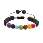 Colorful + volcanic stone