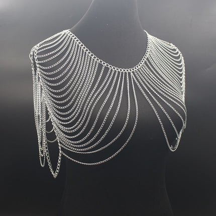 New Multi-layer Women's Sexy Shoulder Chain Women's Beach Bikini Clothing Accessories Body Chain Necklace