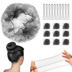 Black 20 pcs + 20 u-shaped clips 32g