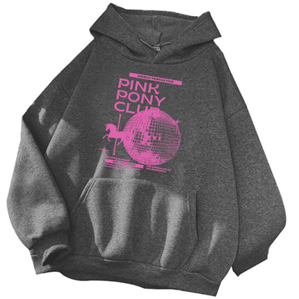 Chappell Roan Pink Pony Club Hoodie Chappell Roan Fan Gift Harajuku Cover