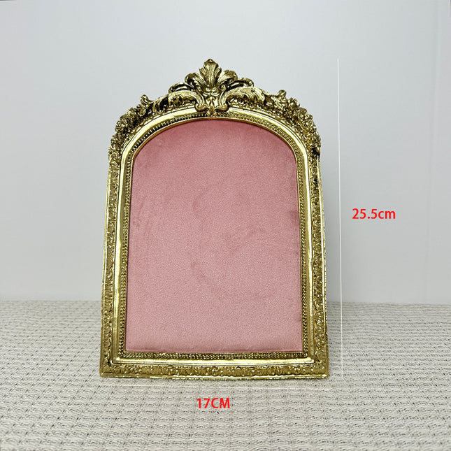 in stock new resin photo frame Nordic style cloth jewelry storage necklace earrings display stand shooting props wholesale