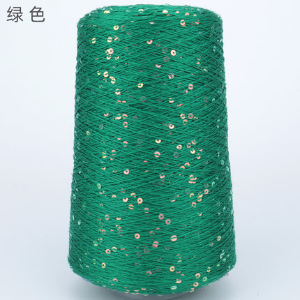 Silk Joy/Tencel Iridescent Sequin Hand-Knitted Yarn Ball Colorful Tencel Sequin Yarn Wholesale 500g