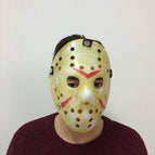 It's really old. It's an old yellow Jason mask.