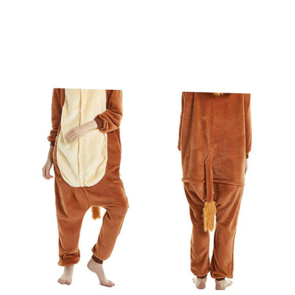 Cross-Border Wholesale Flannel Unicorn Onesie Pajamas Cartoon Animal Cute New Style Adult Cross-Border Loungewear