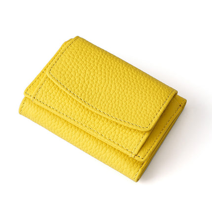 Japan Amazon Lotte Women's Genuine Leather Small Purse rfid Coin Bag Wallet Foreign Trade Mini Short Money Cloth