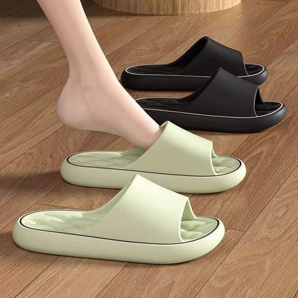 New Summer Thick Bottom Slippers Women's Summer Indoor Home 2025 New Bathroom Bath Non-slip Massage Sandals
