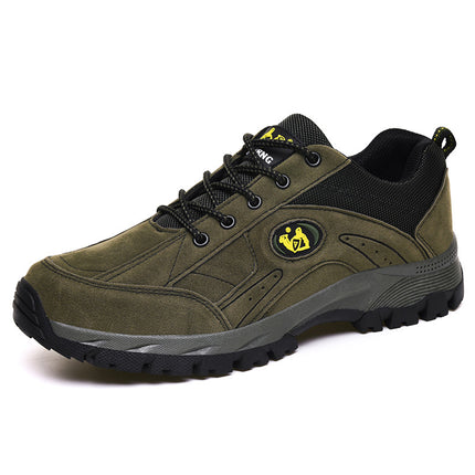 Winter Mountaineering Shoes Men's Casual Sports Non-slip Fleece-lined Warm Cotton Shoes Cross-border Large-size Travel Shoes Outdoor Trendy Shoes