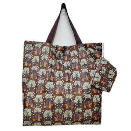 Water-Repellent Oxford Cloth Shopping Bag Foldableable Environmentally Friendly Bag Large Capacity Supermarket Grocery Shopping Bag Satchel Bag Handbag