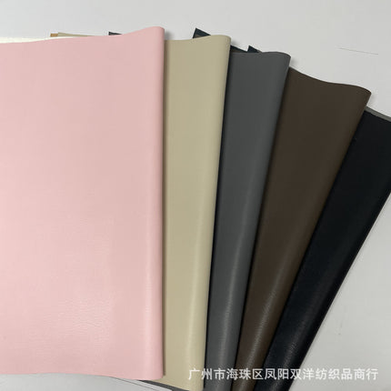 Simulated Leather High Imitation Protein Pu Clothing Leather Brushed 0.75 Soft Genuine Leather Texture Top Leather Jacket Leather Culottes Pu Material
