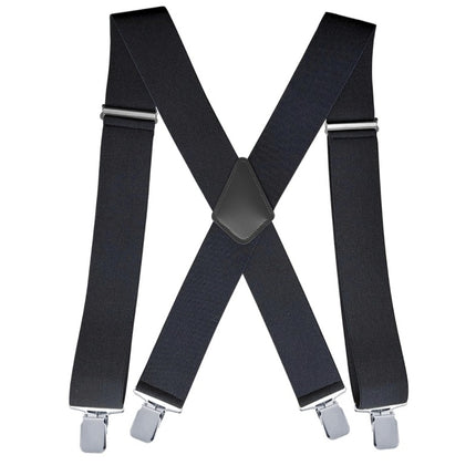 Cross-Border Manufacturer Supply Adult Men's Suspenders X-Shaped Elastic Adjustable Men's Suspenders