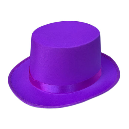 British Retro Gentleman Hat Black High Top Jazz Hat Stage Magic Hat Kidsren's Performance Hat Fashion High Top Hat
