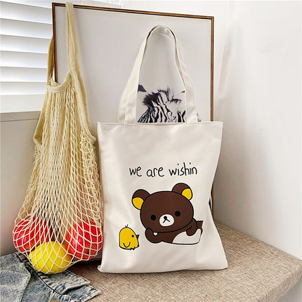 2022 Fashion Shoulder Bag Casual Oxford Cloth Printed Vegetable Bag Simple Portable Mommy Handbag
