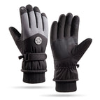 Round label ski black and gray men / Free size